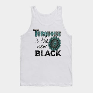 Turquoise is the new black Tank Top